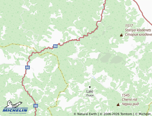 Mapa MICHELIN Yugovo - ViaMichelin