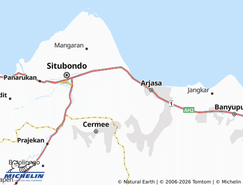 MICHELIN Wonokoyo map - ViaMichelin