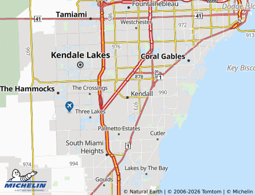 Carte MICHELIN Kendall - ViaMichelin