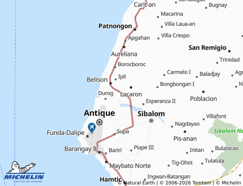MICHELIN Mojon map - ViaMichelin