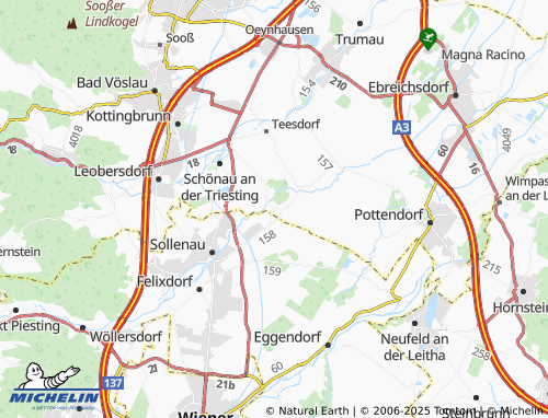 MICHELIN Blumau map - ViaMichelin