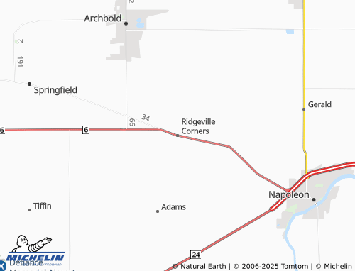 MICHELIN Ridgeville Corners map - ViaMichelin