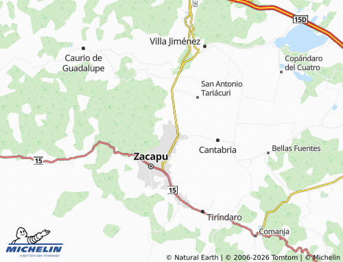 Mapa MICHELIN Valle Dorado - ViaMichelin