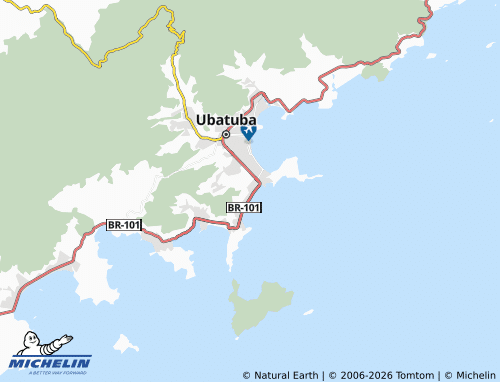 Mapa MICHELIN Praia Grande - ViaMichelin