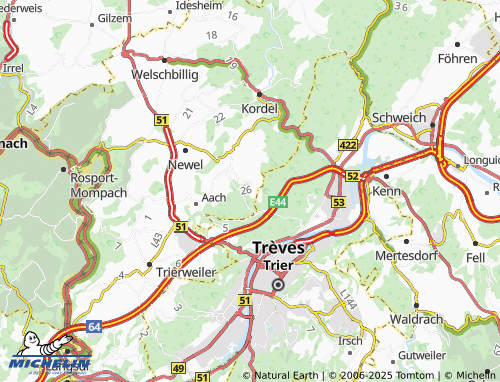 Carte MICHELIN Lorich - ViaMichelin