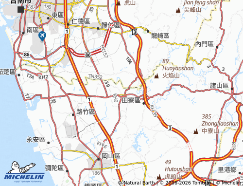 Mapa MICHELIN a lian qu - ViaMichelin