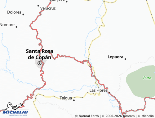 MICHELIN San Juan de Opoa map - ViaMichelin