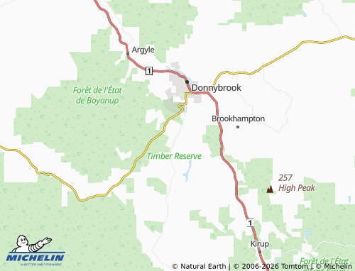 Mapa MICHELIN Upper Capel - ViaMichelin