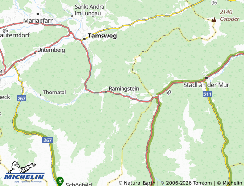 MICHELIN Hintering map - ViaMichelin