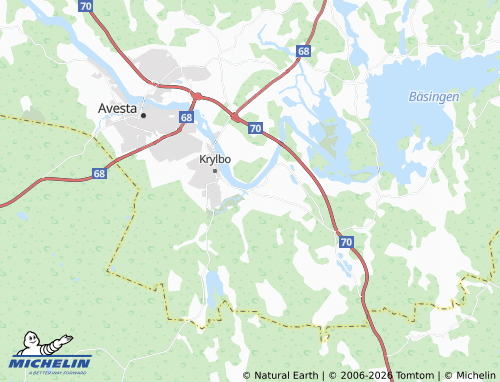 MICHELIN-Landkarte Karlbo - ViaMichelin