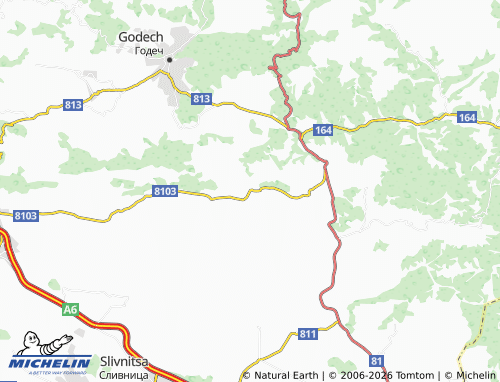 MICHELIN-Landkarte Tsraklevtsi - ViaMichelin