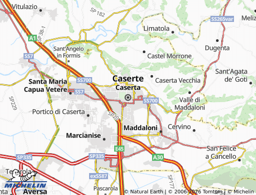 Carte MICHELIN Caserte - ViaMichelin