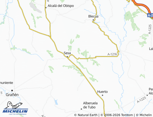 MICHELIN Salillas map - ViaMichelin