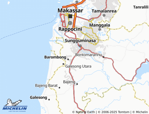 MICHELIN Pallangga map - ViaMichelin