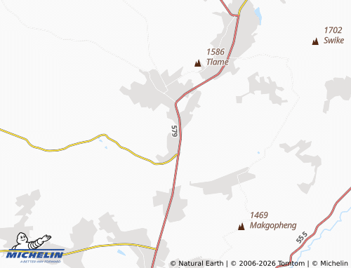 MICHELIN-Landkarte Nebo - ViaMichelin