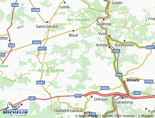Carte MICHELIN Foy - ViaMichelin
