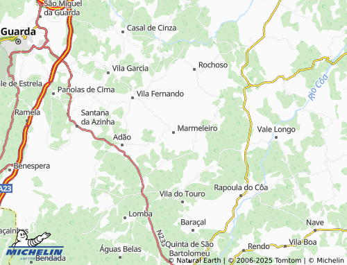 MICHELIN-Landkarte Marmeleiro - ViaMichelin