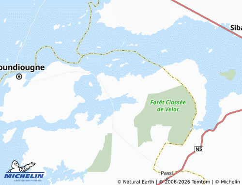 Mappa MICHELIN Keur Omar - ViaMichelin