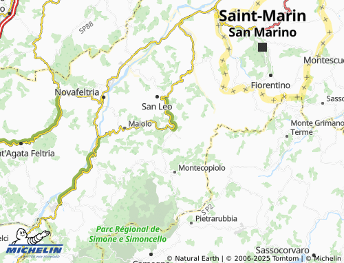 MICHELIN Rancaliccio map - ViaMichelin