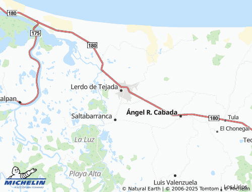 MICHELIN Lagos de Los Ríos map - ViaMichelin