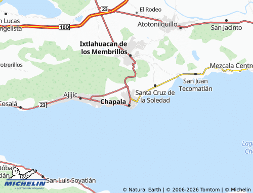 Kaart MICHELIN Colinas de Chapala - ViaMichelin