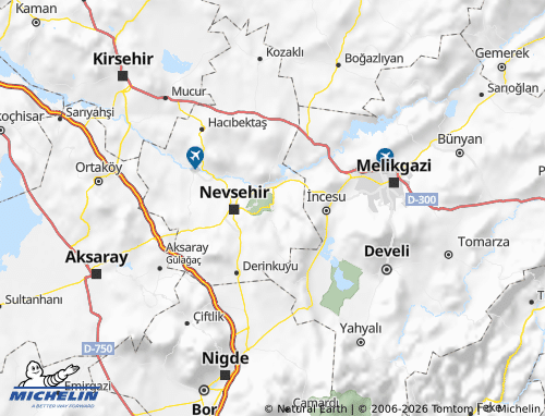 Mappa MICHELIN Ürgüp - ViaMichelin