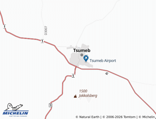 MICHELIN-Landkarte Nomtsoub Extension 4 - ViaMichelin