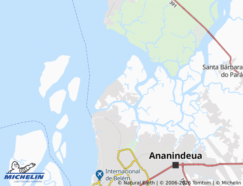 MICHELIN Itaiteua map - ViaMichelin