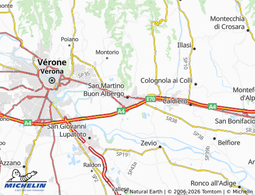 Mappa MICHELIN San Martino Buon Albergo - ViaMichelin