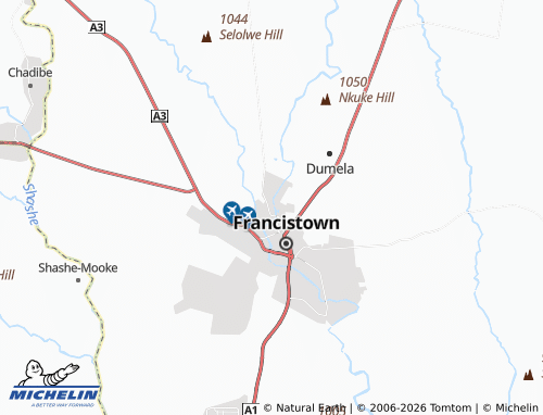 Mapa MICHELIN Monarch East - ViaMichelin