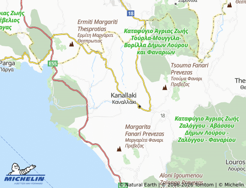Mappa MICHELIN Kastri - ViaMichelin