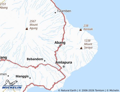 Mapa MICHELIN Abang - ViaMichelin