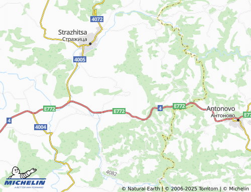 MICHELIN-Landkarte Balkantsi - ViaMichelin