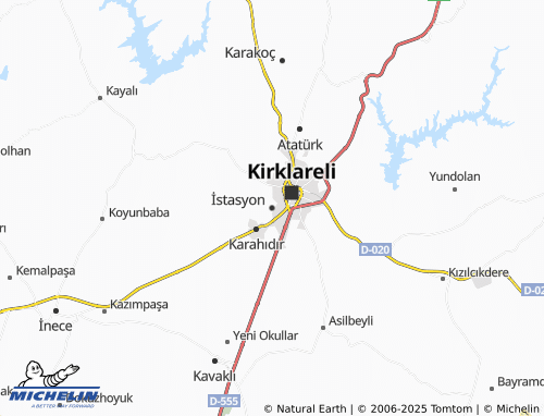MICHELIN İstasyon map - ViaMichelin