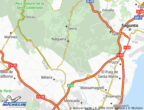 Mappa MICHELIN Las Lomas - ViaMichelin
