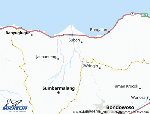 Carte MICHELIN Sumberejo - ViaMichelin