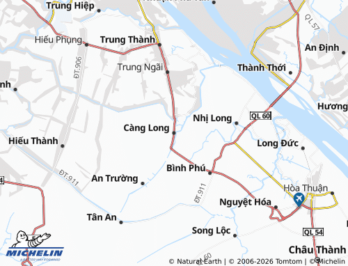 MICHELIN-Landkarte Càng Long - ViaMichelin