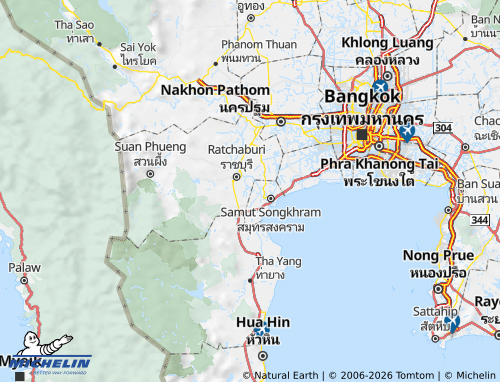 Mapa MICHELIN Amphoe Wat Phleng - ViaMichelin