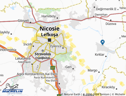 MICHELIN Eylence map - ViaMichelin