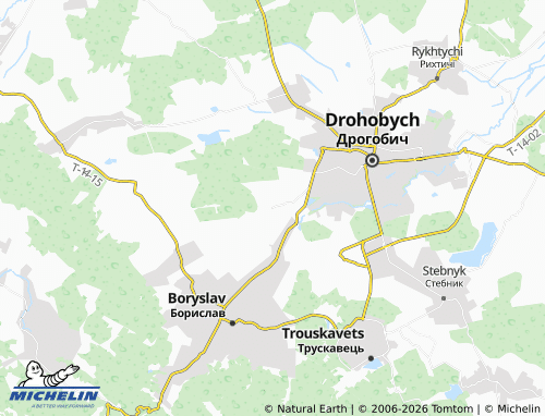 Mappa MICHELIN Derezhychi - ViaMichelin