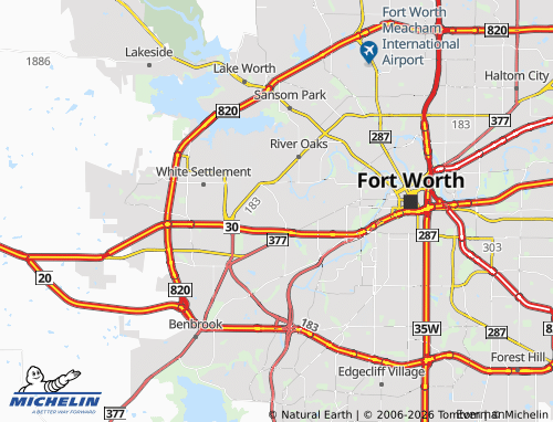 Mapa MICHELIN Westover Hills - ViaMichelin