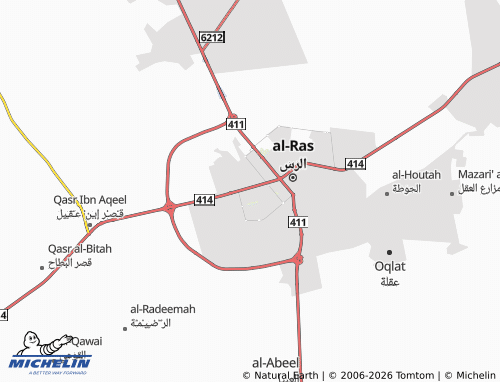 Mapa MICHELIN al-Yarmouk - ViaMichelin