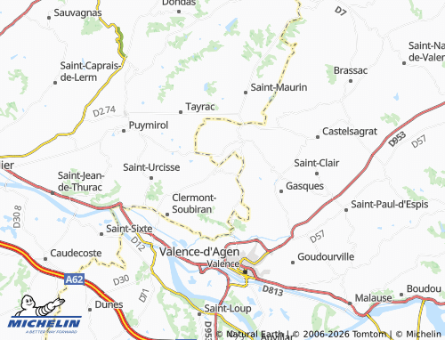 MICHELIN Grayssas map - ViaMichelin