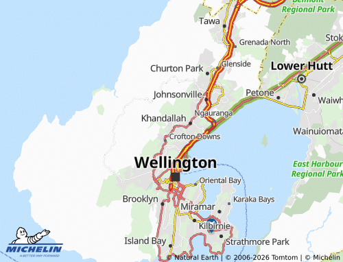 Mapa MICHELIN Ngaio - ViaMichelin