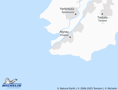 MICHELIN Amangel'dy map - ViaMichelin