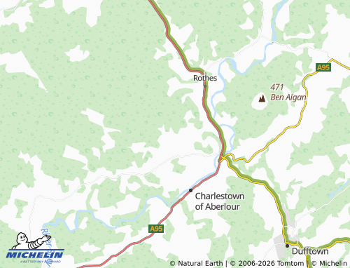 Carte MICHELIN Whiteacen - ViaMichelin