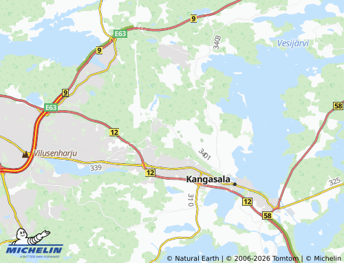 MICHELIN Metsäkulma map - ViaMichelin