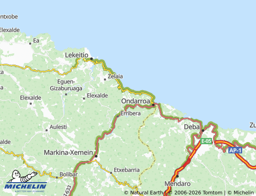 MICHELIN Asterrika map - ViaMichelin