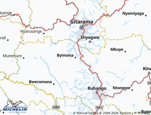Mappa MICHELIN Byimana - ViaMichelin