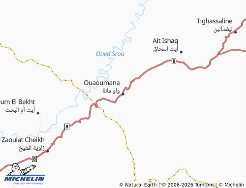 Mappa MICHELIN Waw Manah - ViaMichelin